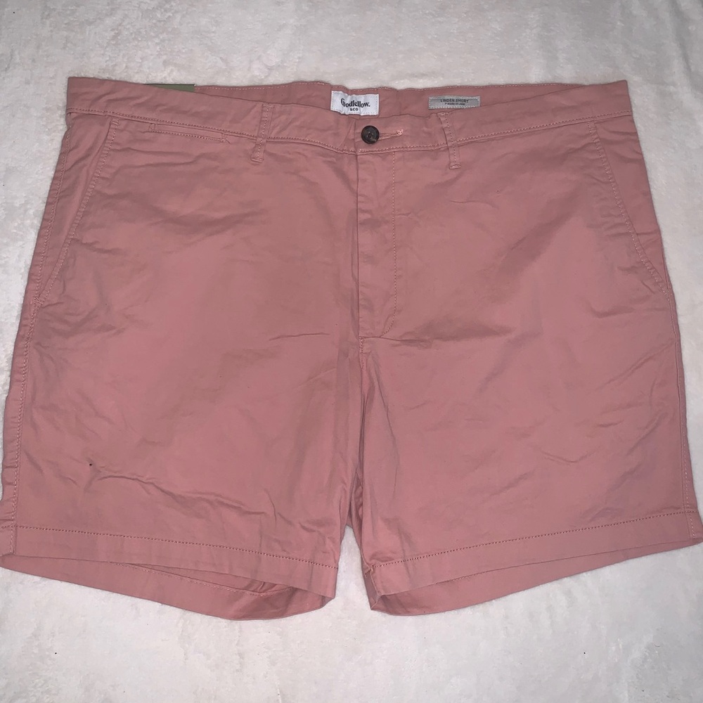 Target Men's Salmon Flat Front Shorts